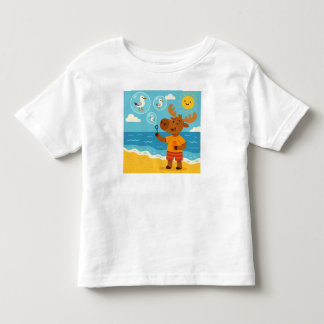 Bubble Trouble – Funny Moose Bubble Toddler T-Shirt