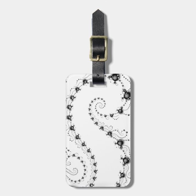 Bubble Vortex Luggage Tag (Front Vertical)