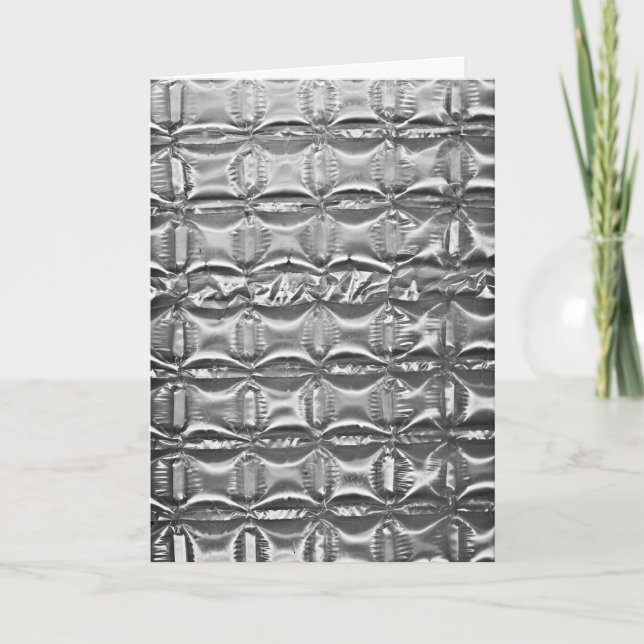 Bubble Wrap housewarming thank you Card (Front)