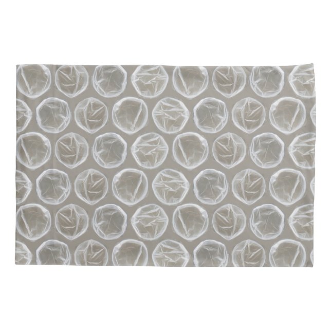 bubble wrap pillowcase pillow case (Back)