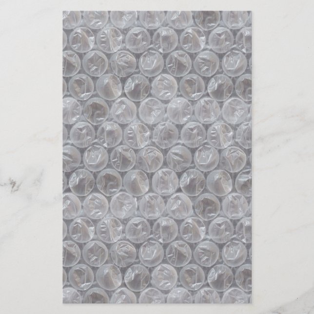 Bubble wrap stationery (Front)