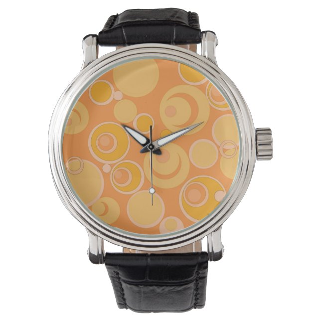 Bubblegum Bubbles Everywhere Orange  Watch (Front)