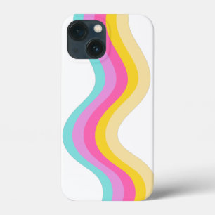 Bubblegum Colour Wavy Rainbow iphone Case