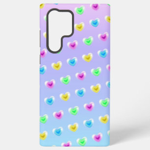 Bubblegum Colourful Glass Heart Balloon Valentine Samsung Galaxy Case