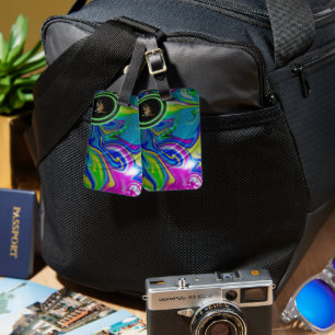 Bubblegum Lawn Bowl, Luggage Tag