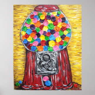 Bubblegum Machine Poster