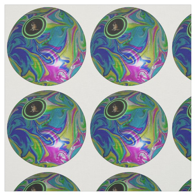 Bubblegum Marble Lawn Bowls, Fabric (Swatch)