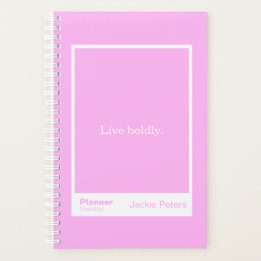 Bubblegum Pink Block Quote | Fully Customisable Planner