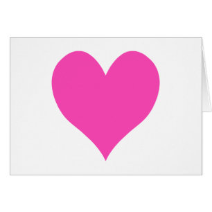 Bubblegum Pink Cute Heart Shape