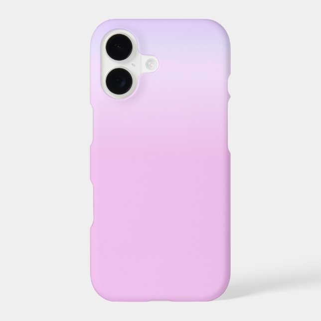Bubblegum Pink Gradient Minimal Phone Case (Back)