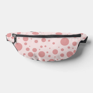 Bubblegum Pink Polka Dot Bum Bags