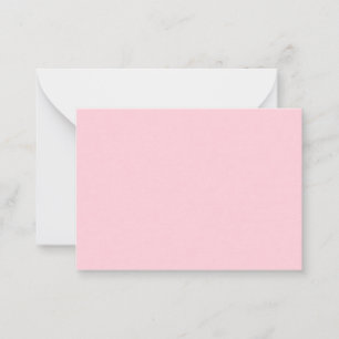 Bubblegum Pink Pretty And Yummy Solid Colour Card
