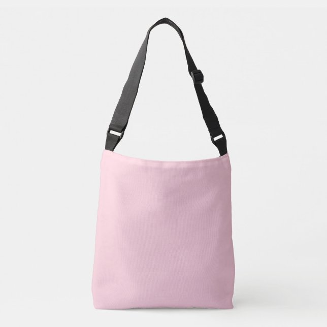 Bubblegum Pink Pretty And Yummy Solid Colour Crossbody Bag (Front)
