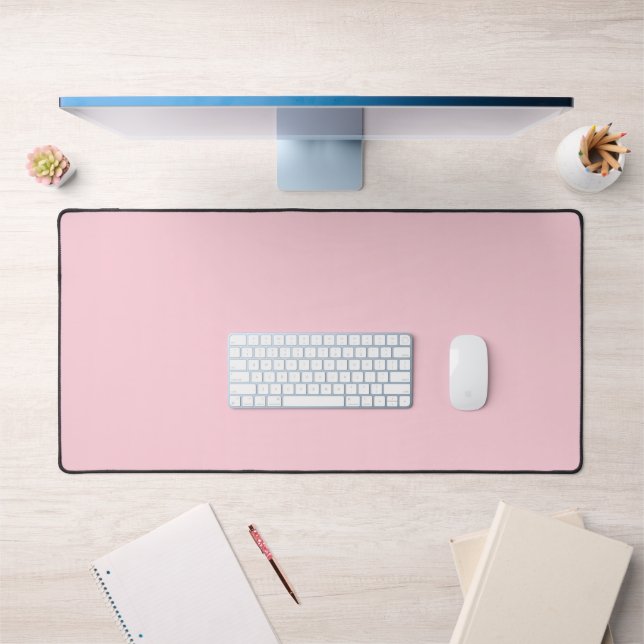 Bubblegum Pink Pretty And Yummy Solid Colour Desk Mat (Office 1)