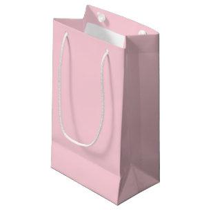 Bubblegum Pink Pretty And Yummy Solid Colour  Small Gift Bag