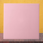 Bubblegum Pink Solid Colour Ceramic Tile<br><div class="desc">Bubblegum Pink Solid Colour</div>