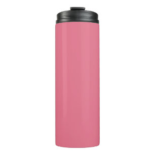 Bubblegum Pink Solid Colour Print, Rouge Blush Pin Thermal Tumbler