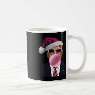 Bubblegum Trump Blowing Bubble Gum Christmas Pink  Coffee Mug