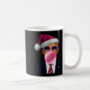 Bubblegum Trump Blowing Bubble Gum Christmas Pink Coffee Mug