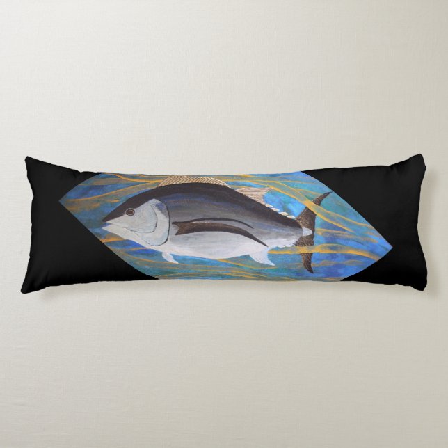Bubblepacific pillows, Albacore Body Cushion (Front)