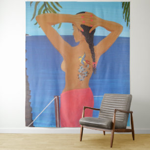 Bubblepacific wall tapestry