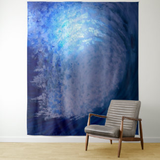 Bubblepacific wall tapestry, painting, in the curl tapestry