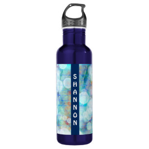 Bubbles Abstract Fluid Art Marble Personalised  710 Ml Water Bottle