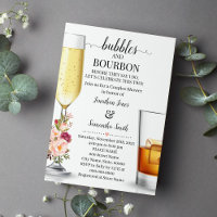 Bubbles & Bourbon before I do wedding shower pink