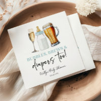 Bubbles Brews and Diapers Too! Baby Shower
