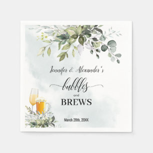 Bubbles & Brews Napkin