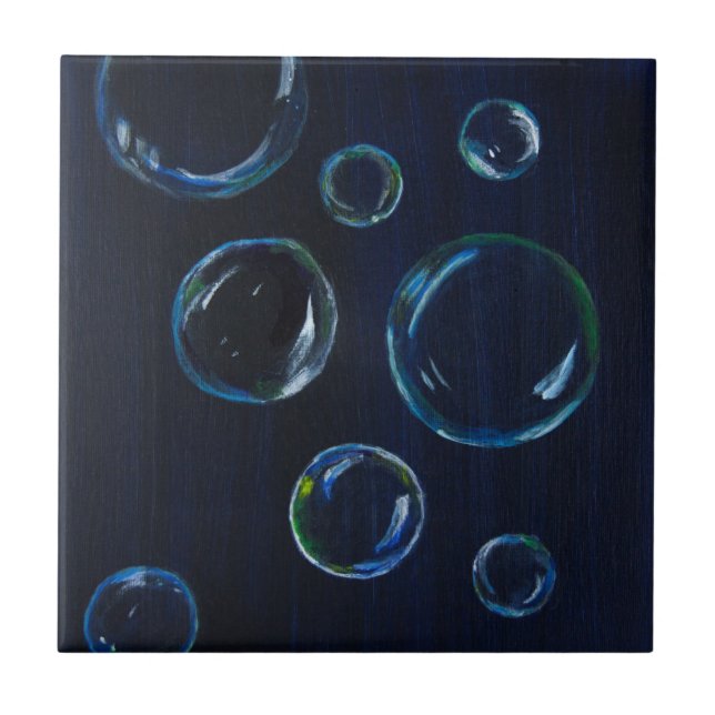 Bubbles Bubbles Ceramic Tile (Front)