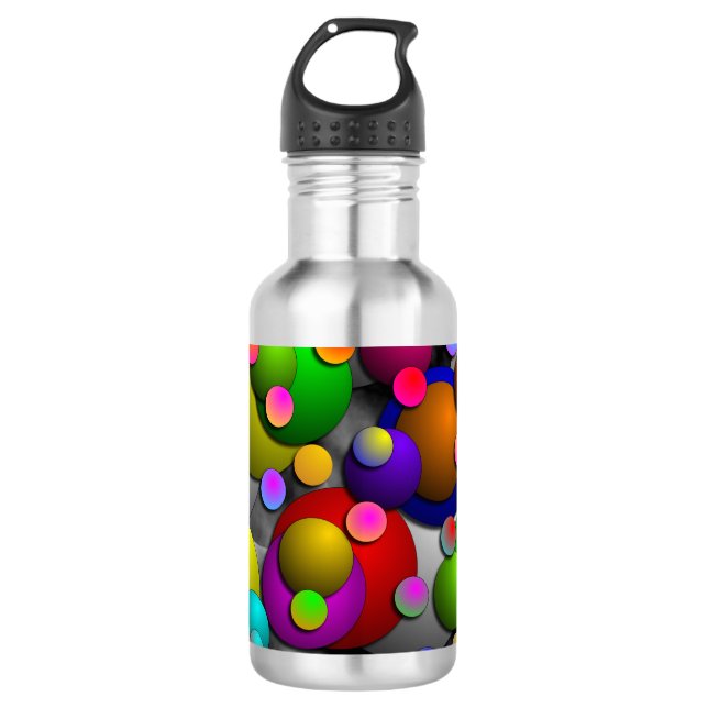 Bubbles by Kenneth Yoncich 532 Ml Water Bottle (Front)
