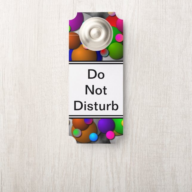 Bubbles by Kenneth Yoncich Door Hanger (On Knob)
