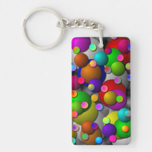 Bubbles by Kenneth Yoncich Key Ring