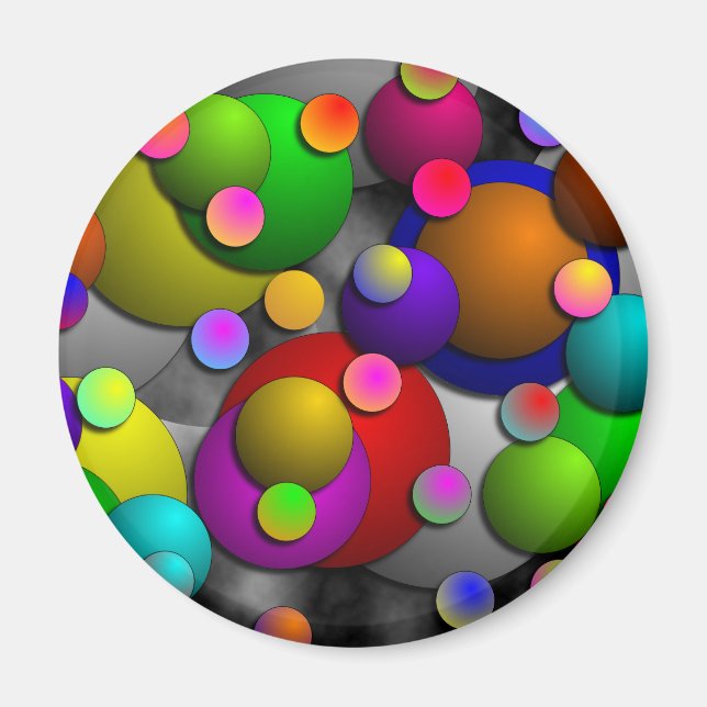 Bubbles by Kenneth Yoncich Magnet (Front)