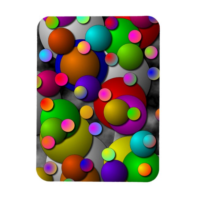Bubbles by Kenneth Yoncich Magnet (Vertical)