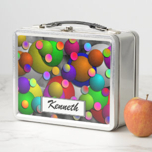 Bubbles by Kenneth Yoncich Metal Lunch Box