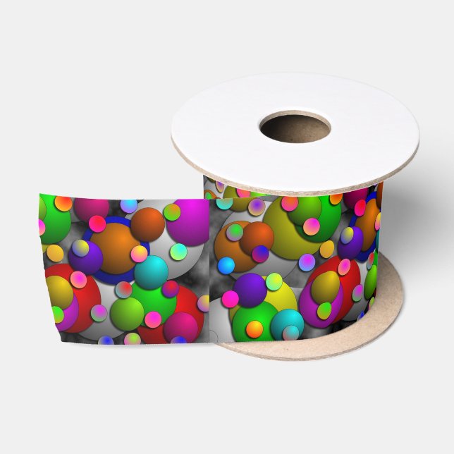 Bubbles by Kenneth Yoncich Satin Ribbon (Spool)