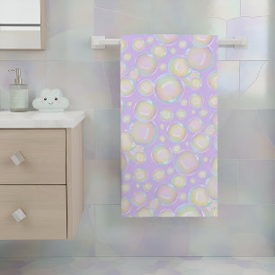 Bubbles - Candy Purple Bath Towel