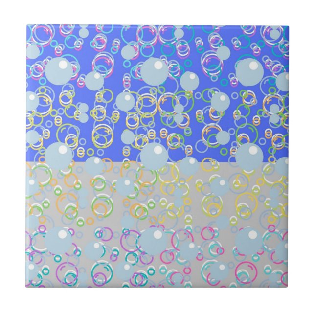 Bubbles Ceramic Tile (Front)
