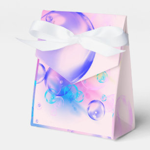 BUBBLES - Colourful Abstract Image of Fractal Art  Favour Box