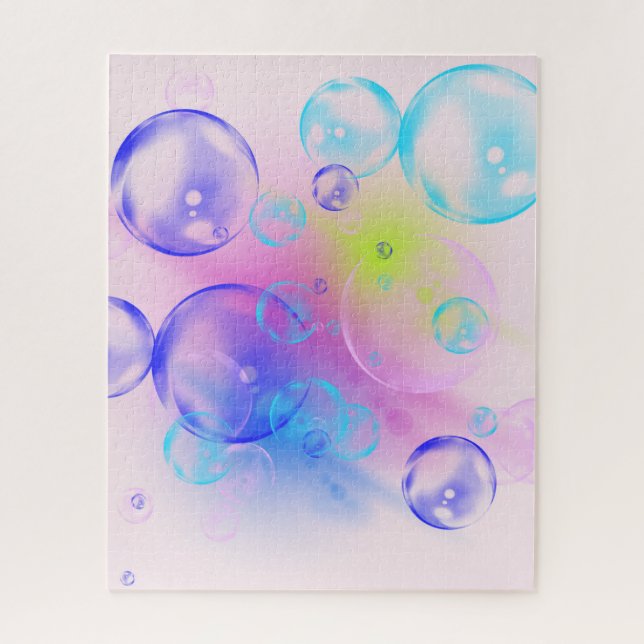 BUBBLES - Colourful Abstract Image of Fractal Art  Jigsaw Puzzle (Vertical)