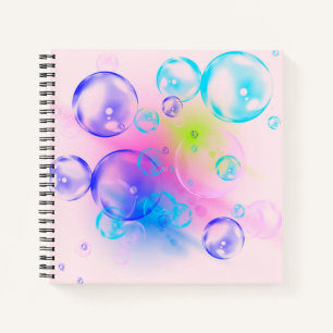 BUBBLES - Colourful Bubbles For Kids - Notebook