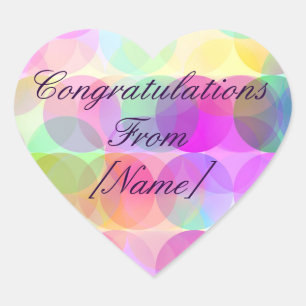 Bubbles - Congratulations Sticker