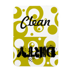 Bubbles Dots Circles Dishwasher Magnet