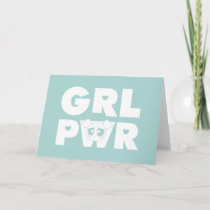 Bubbles: Girl Power Card
