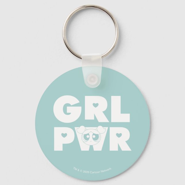 Bubbles: Girl Power Key Ring (Front)