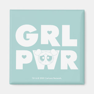 Bubbles: Girl Power Magnet