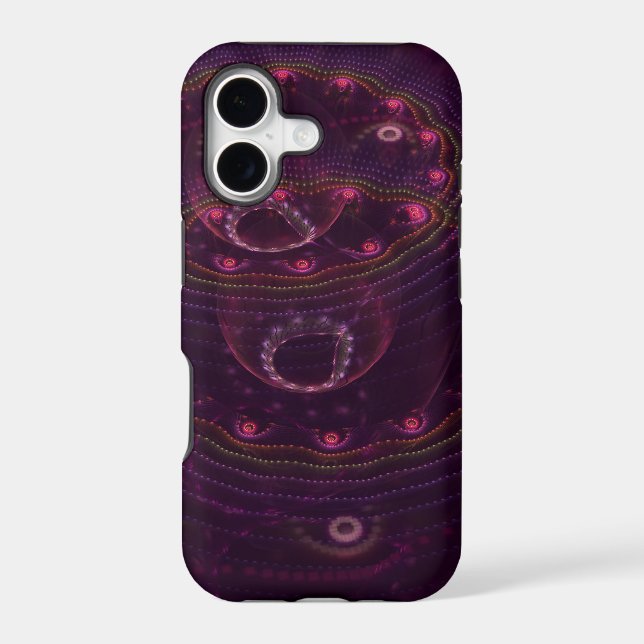 Bubbles in dark purple (Back)