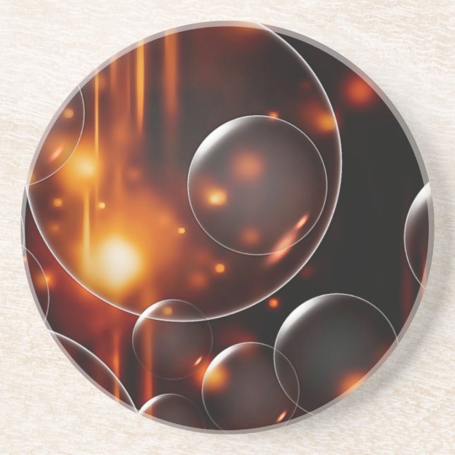 Bubbles in Headlights Coaster (Front)